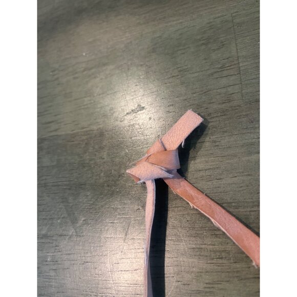 Vintage Handcrafted Leather & Suede Shoulder Bag With Floral Embroidery & Messag - Picture 3 of 11